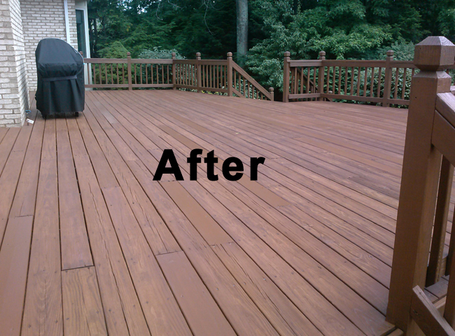 Deck Refinishing and Repair After