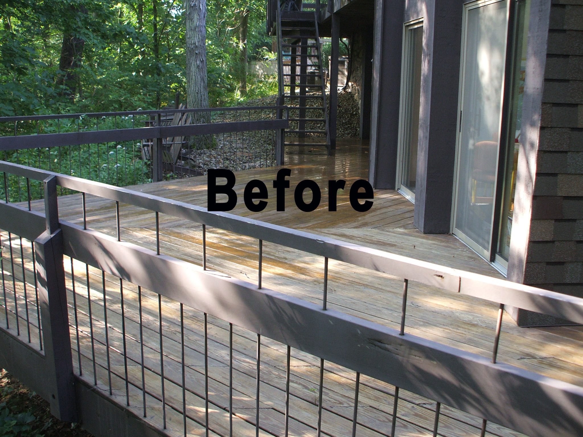 Deck Refinishing Before and After Photos Deck DeFence