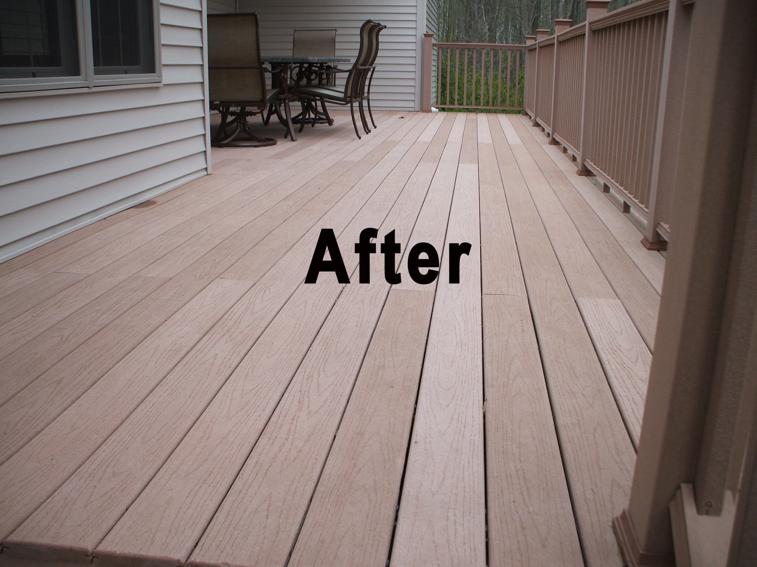 Composite Deck Cleaning After